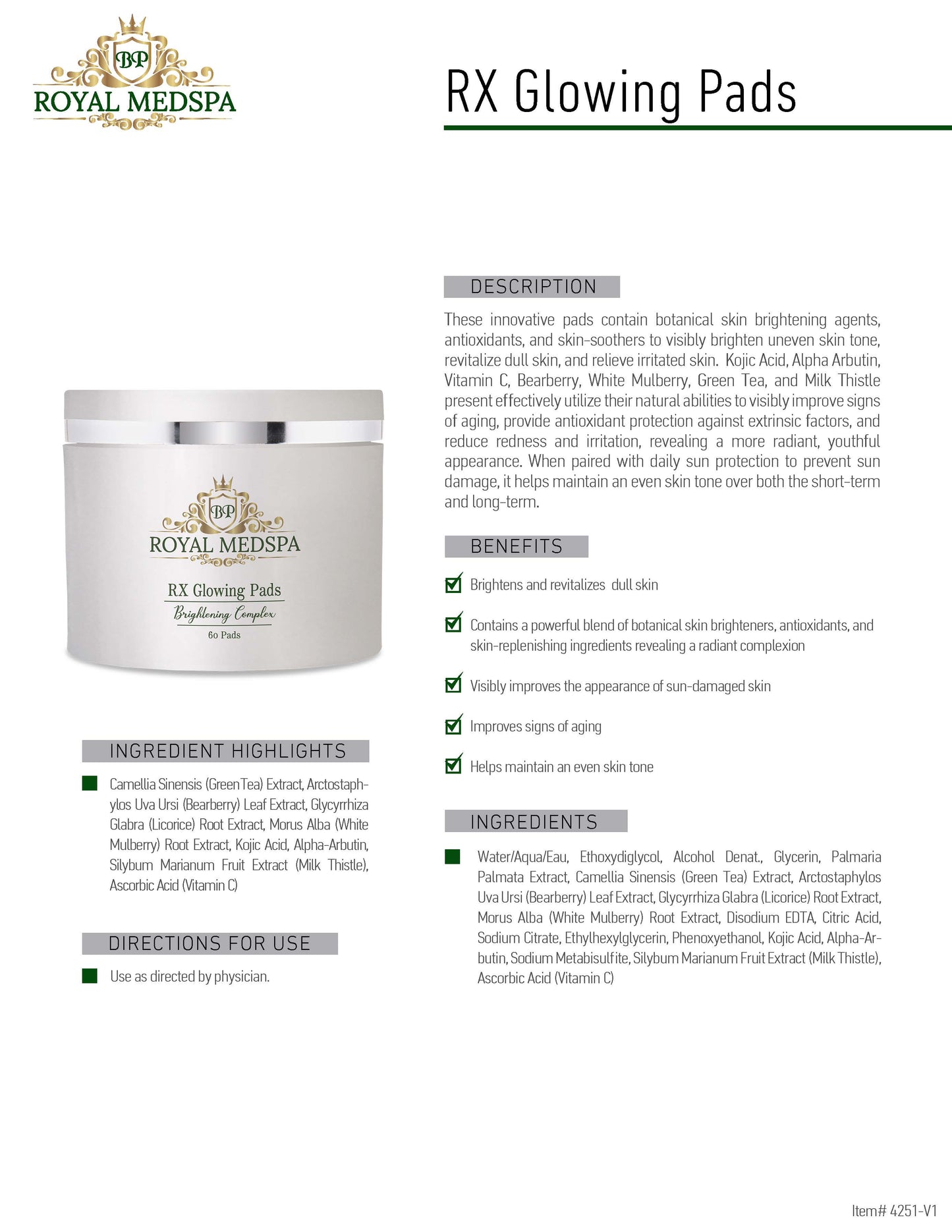 RX Glowing Pads