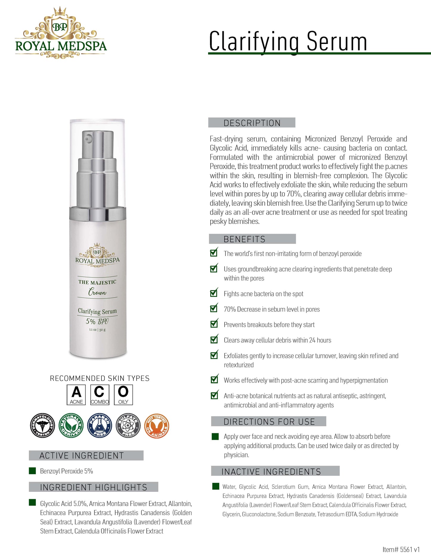 Clarifying Serum