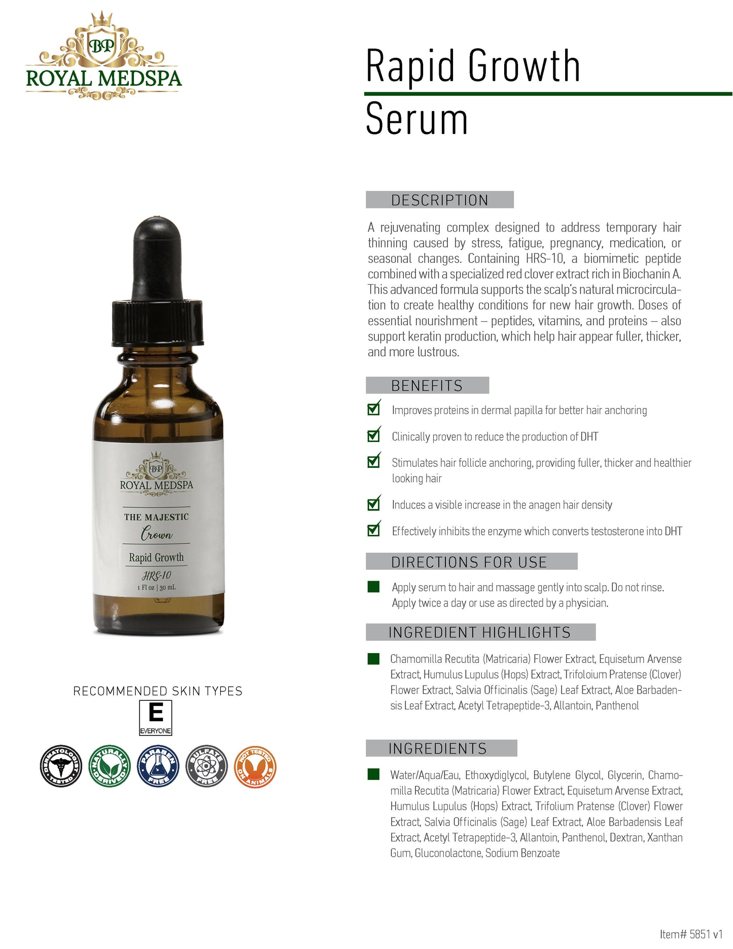 Hair Growth Serum