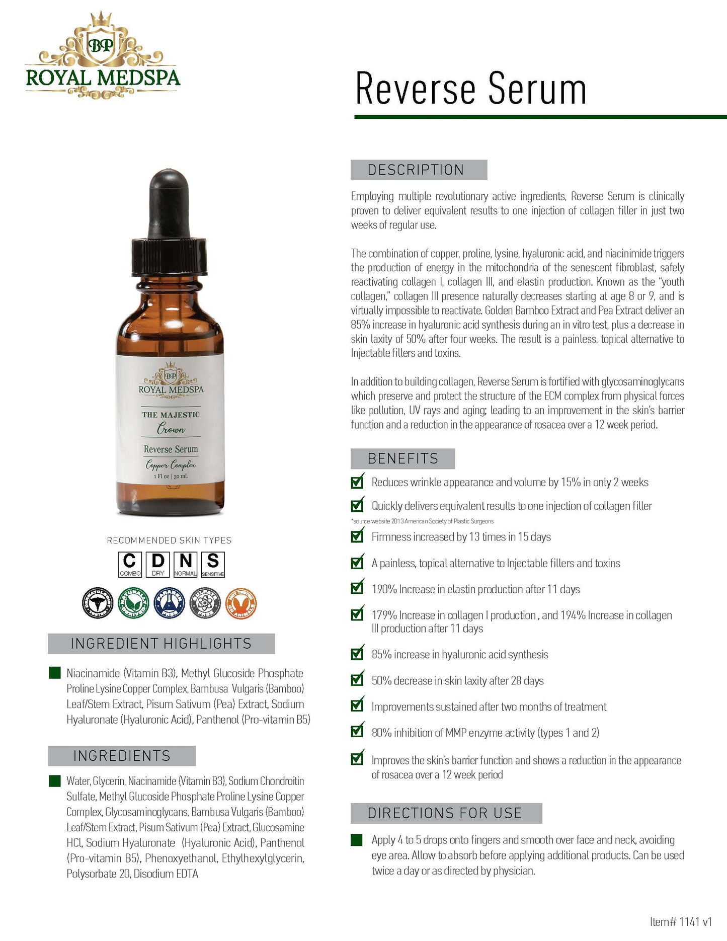 Reverse Serum