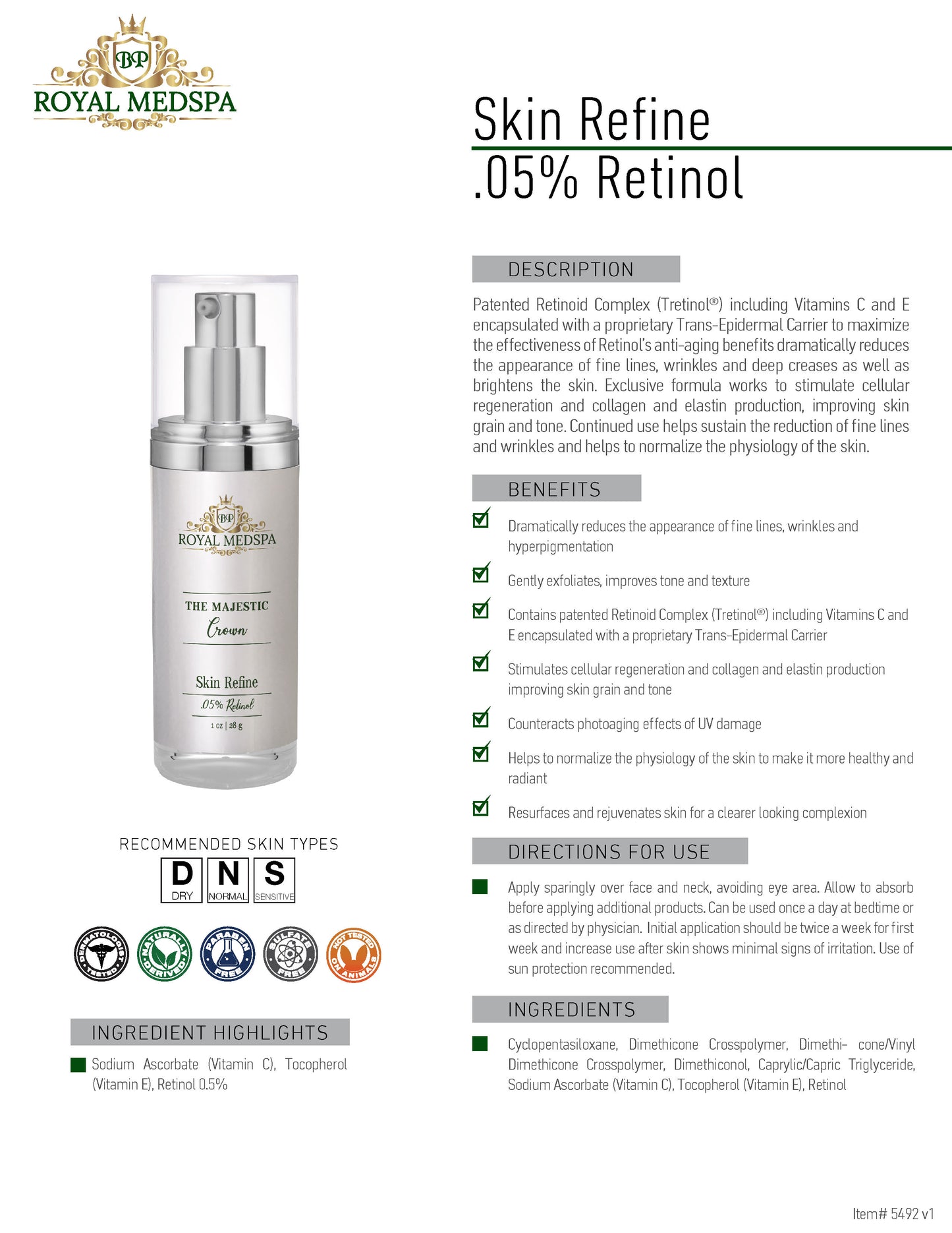 Skin Refine .05%